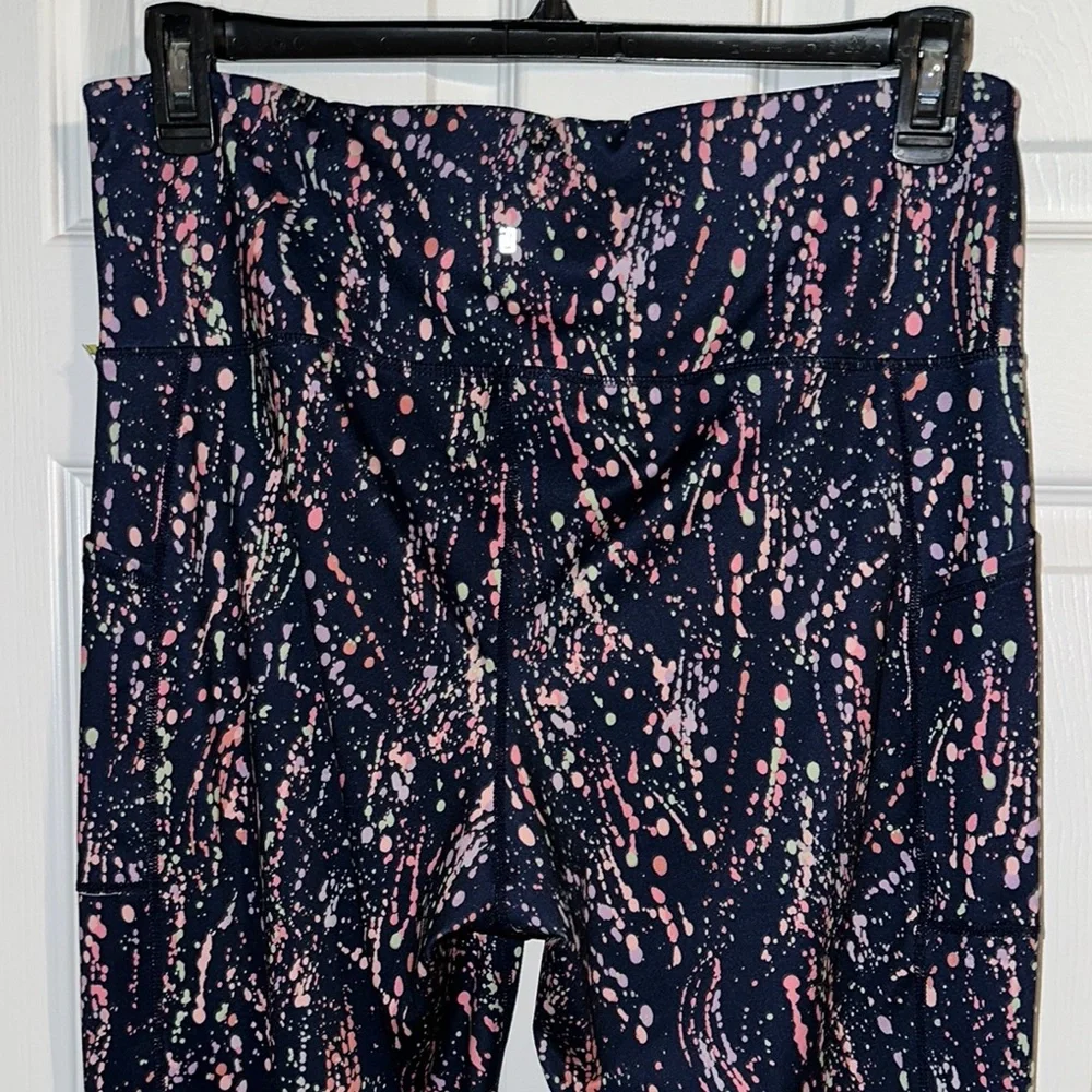 Ideology Black and Pink Performance Leggings - Picture 5 of 6